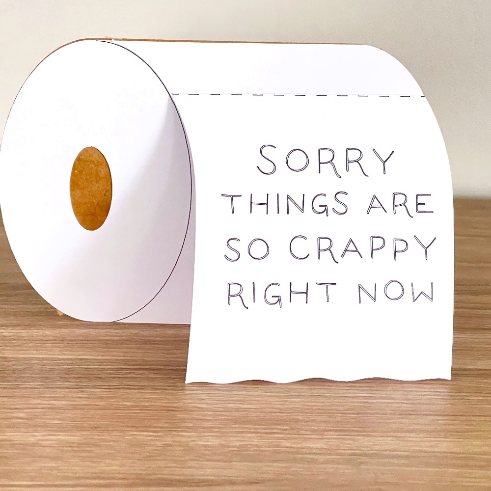 Funny handmade Get Well card